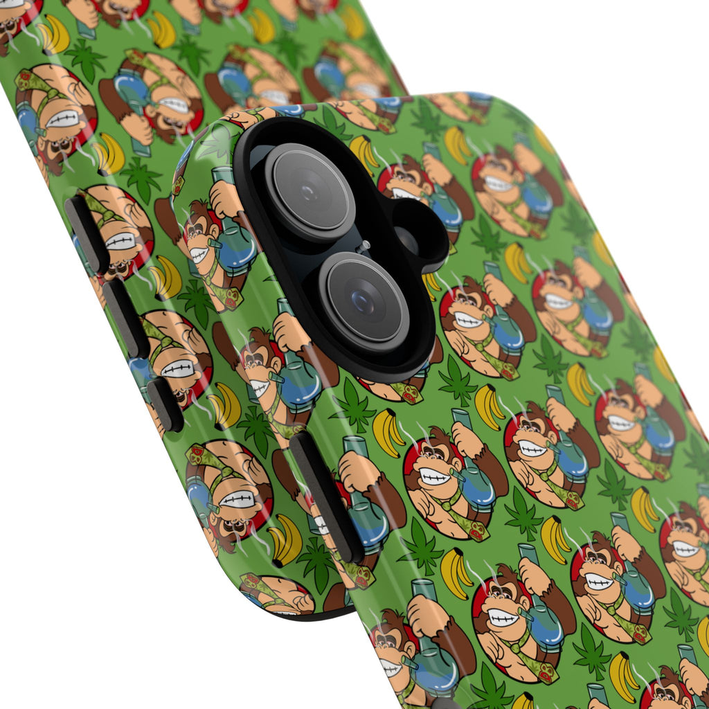 Donkey-Bong Pattern Tough Phone Case — Retro Gamer iPhone Case