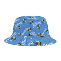 Boo Bee Bucket Hat — Playful Halloween Bee Print Bucket Hat