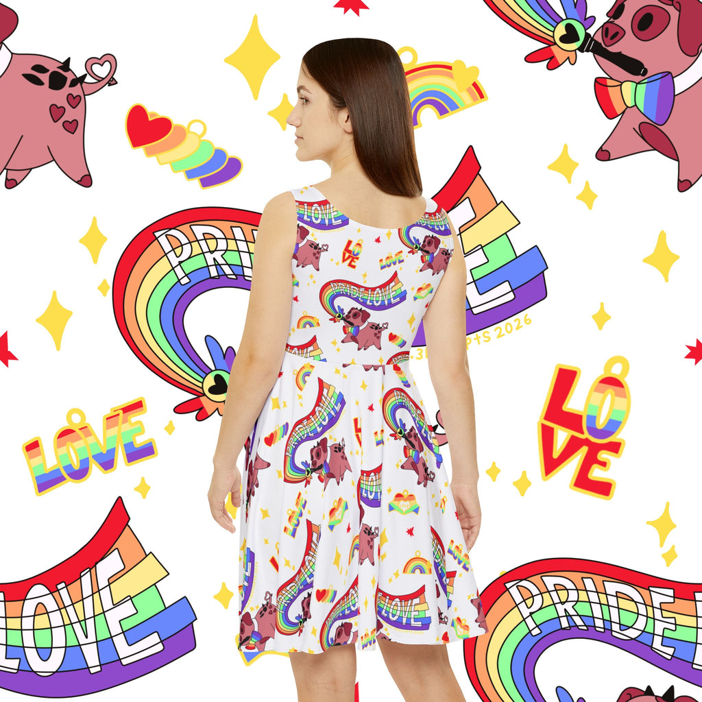 Dress - Rainbow Pride 'Love' All-Over Print