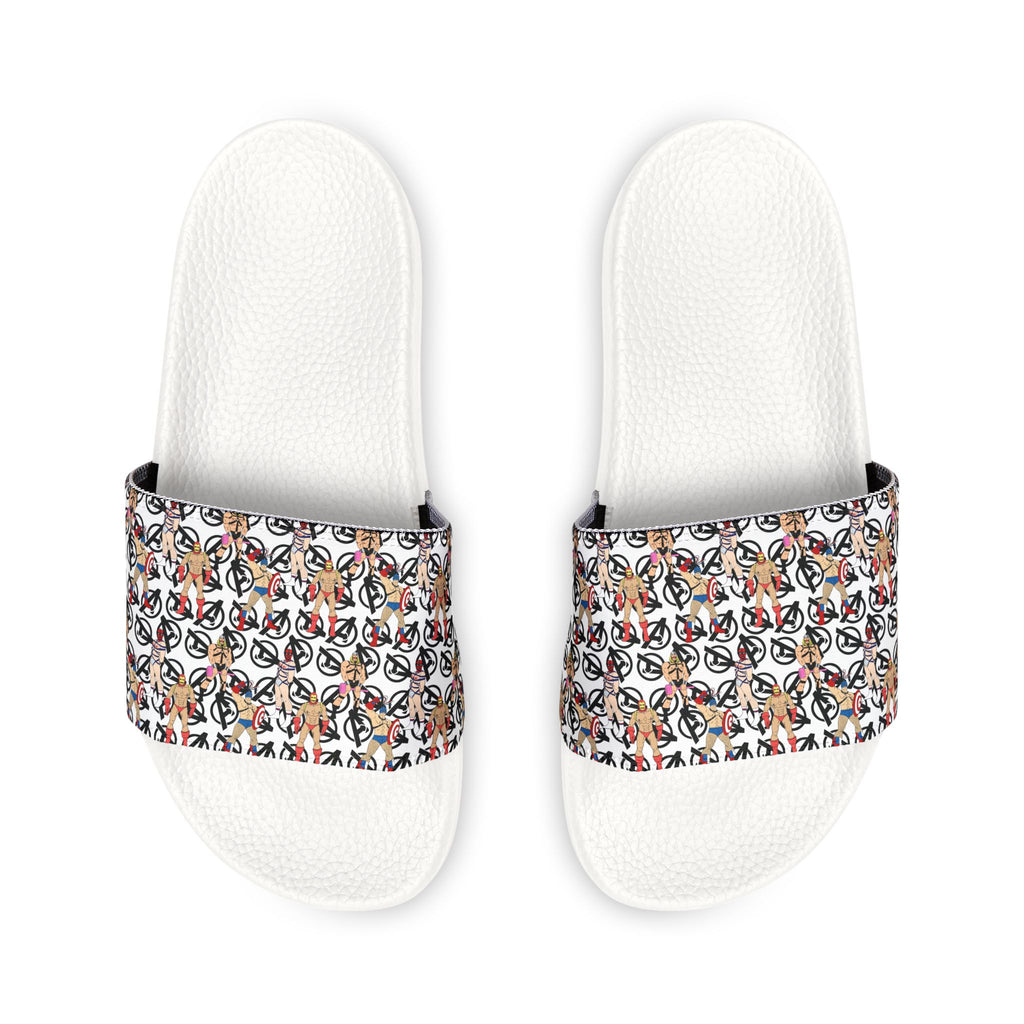 Men's gag hero Slide Sandals — Patterned Removable-Strap Beach Slides