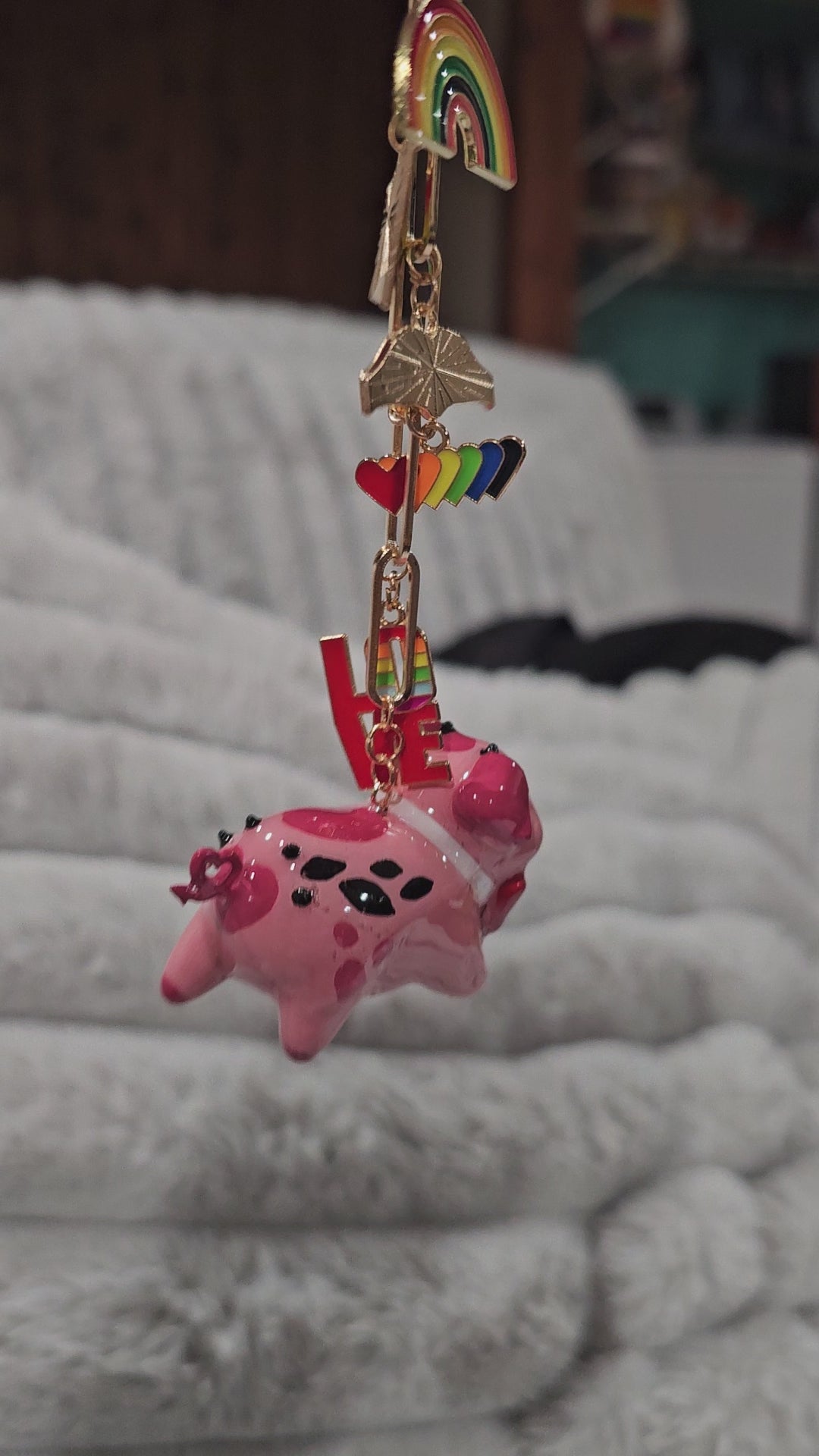 Fat nugget pride keycharm!