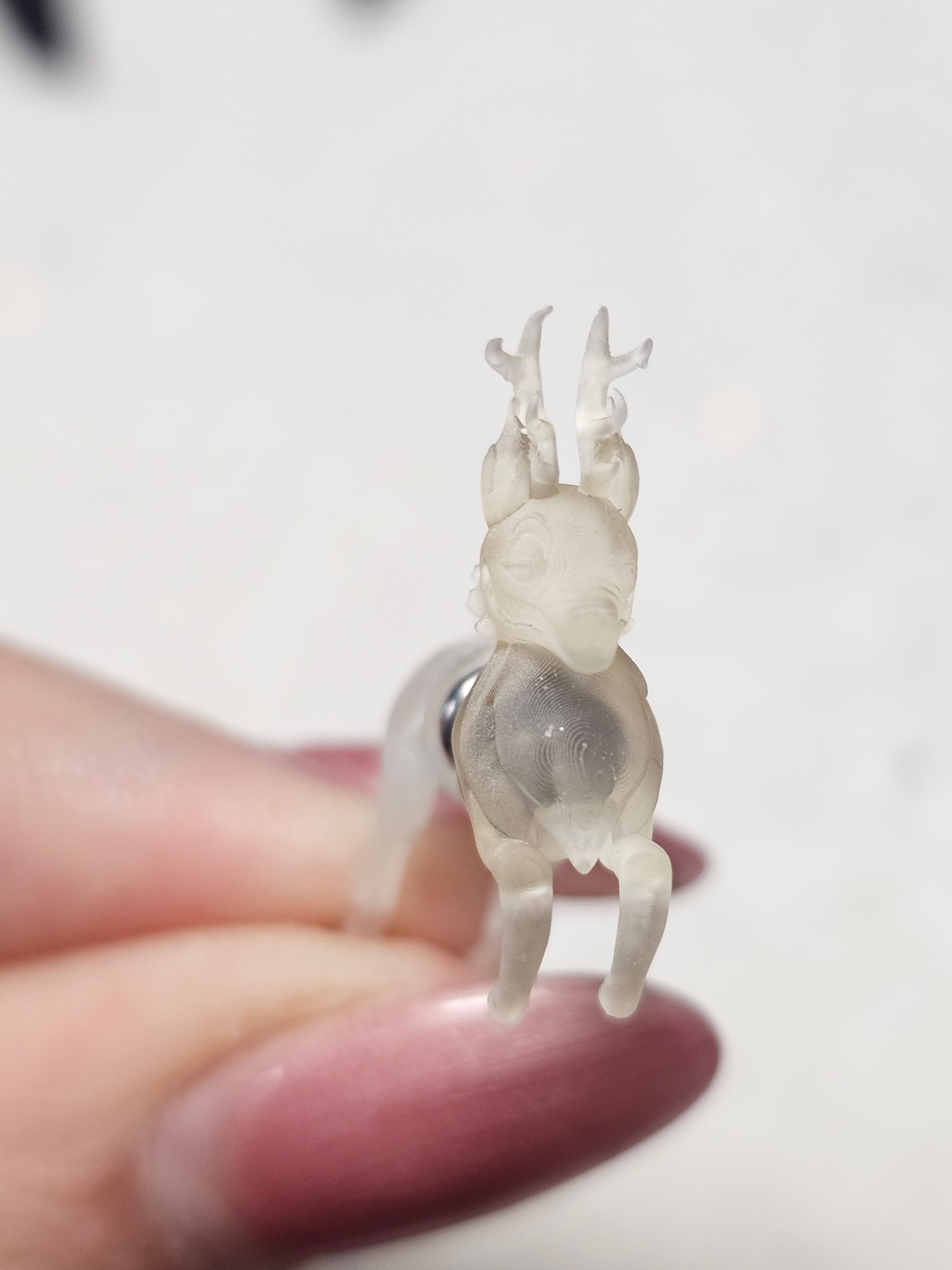 Alastor diy deer earrings with BALLS