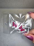 Clip on valentino moth earrings
