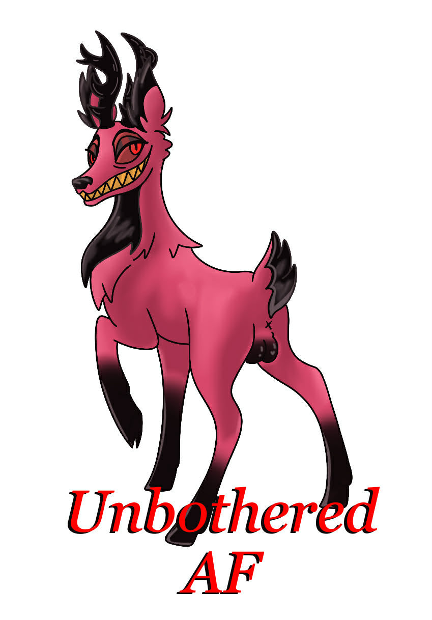 Alastor deer earrings with BALLS