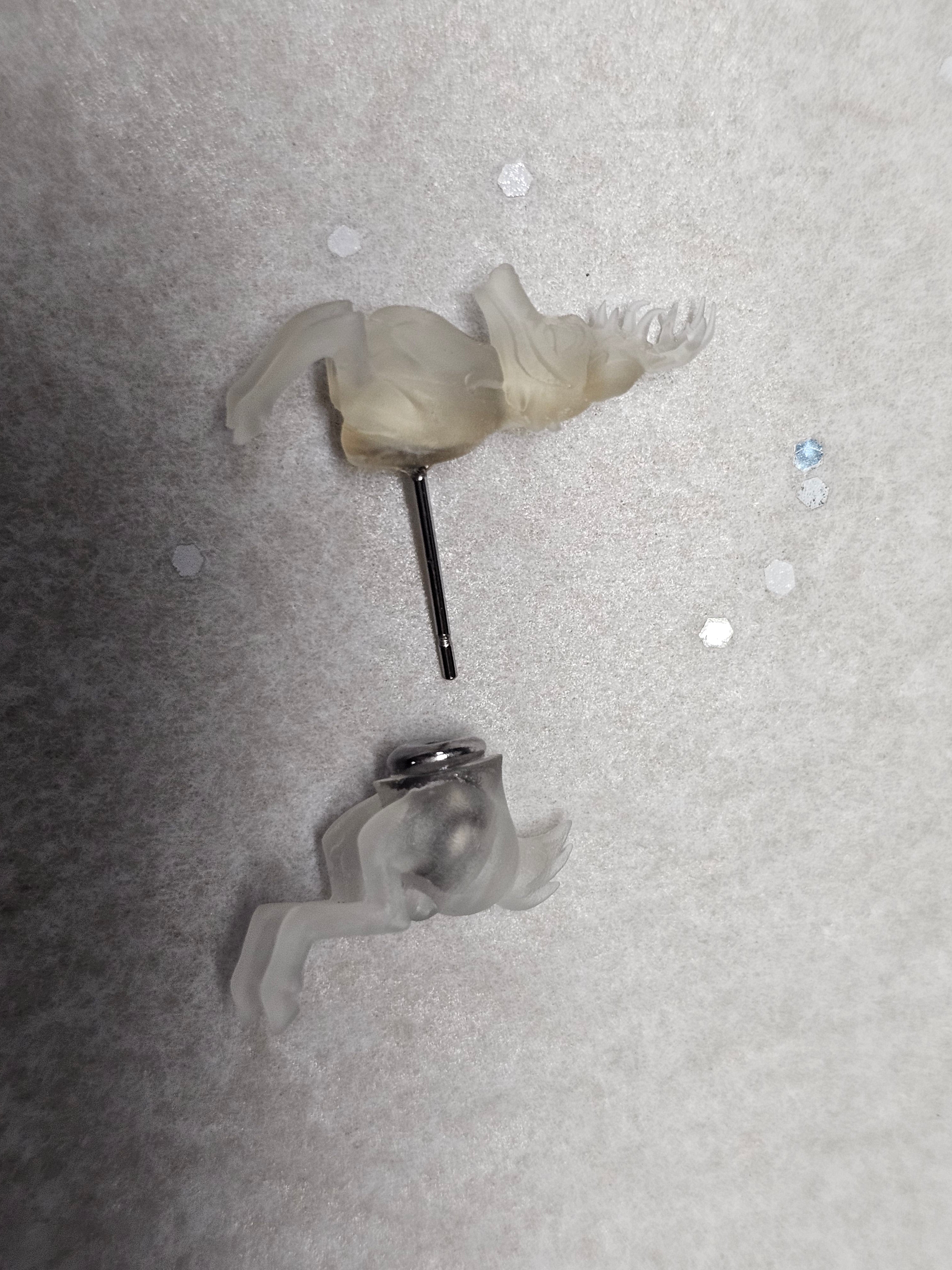 Alastor diy deer earrings with BALLS