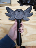Hazbin pride wands, unpainted, sanded!