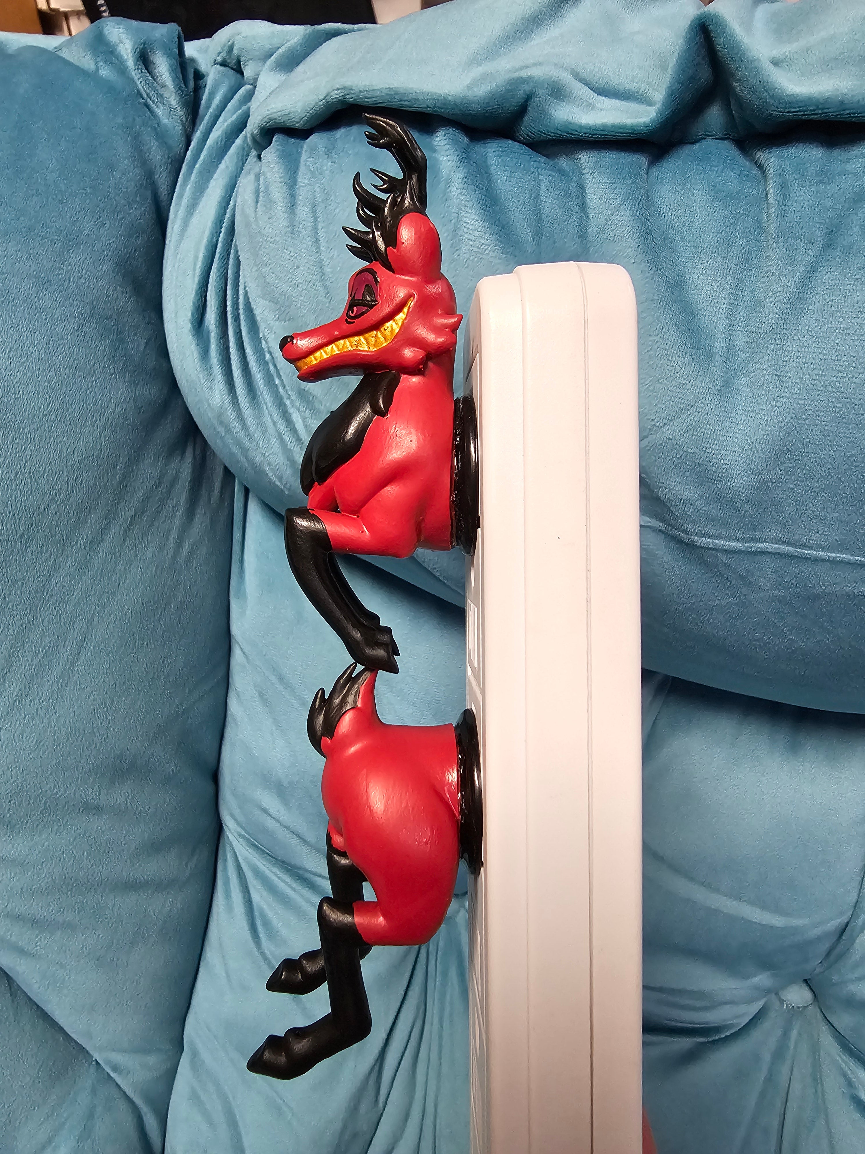 Alastor deer wall outlets/gag novelty balls! With one sticker!