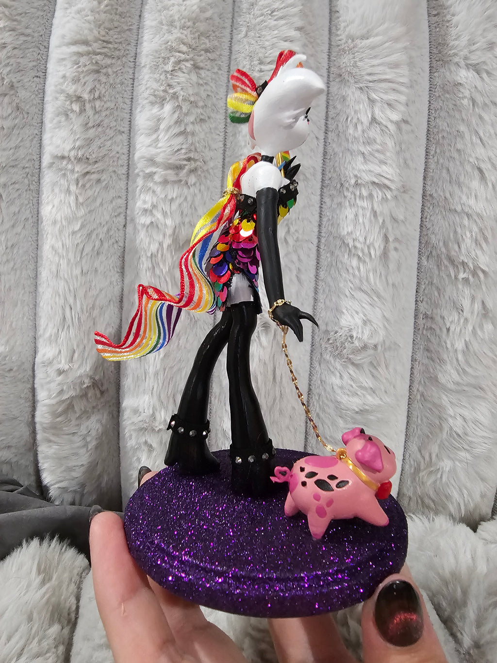 Pride 2026 Angel Dust figurine!