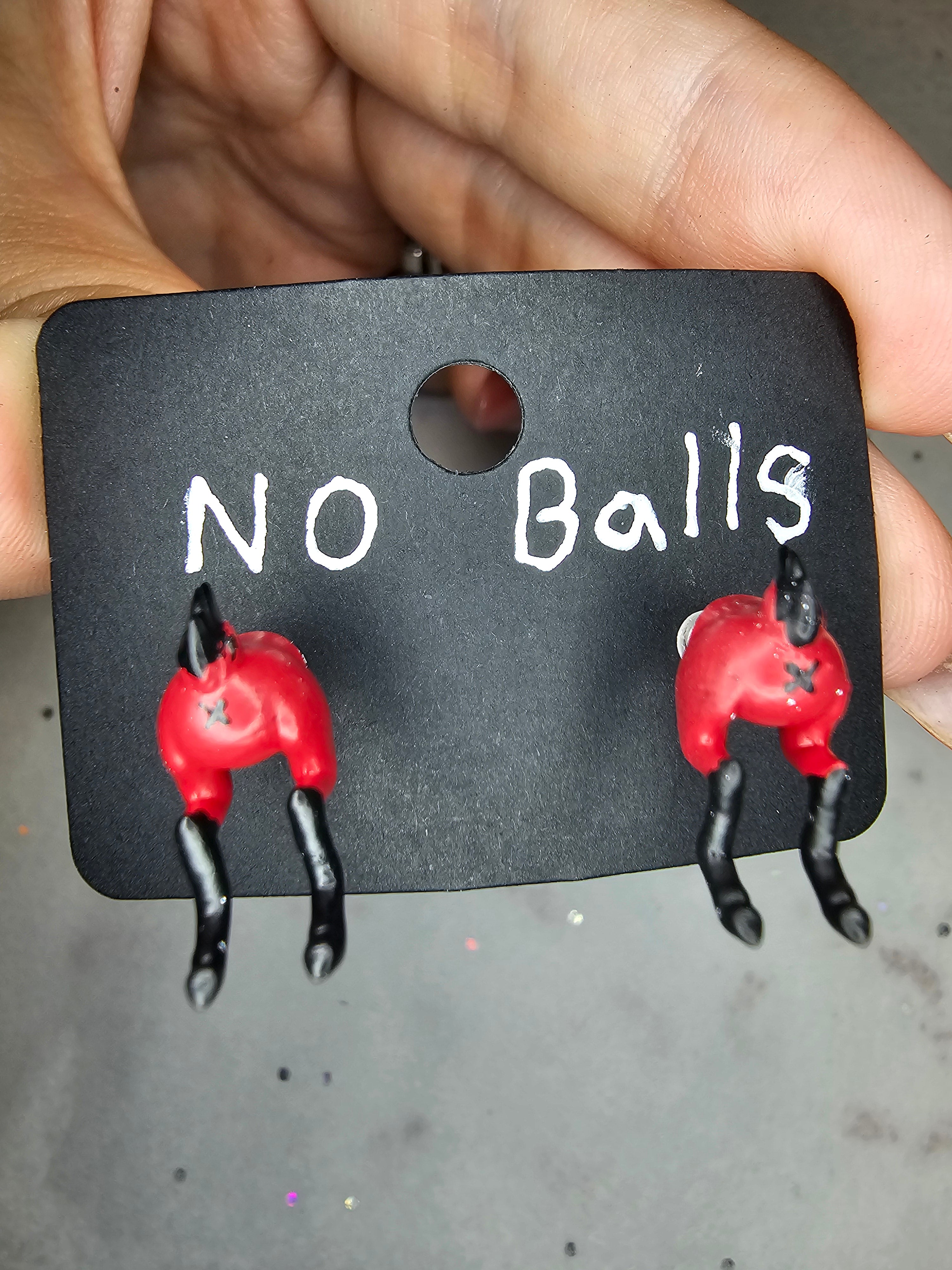 Alastor deer earrings, no ball version.