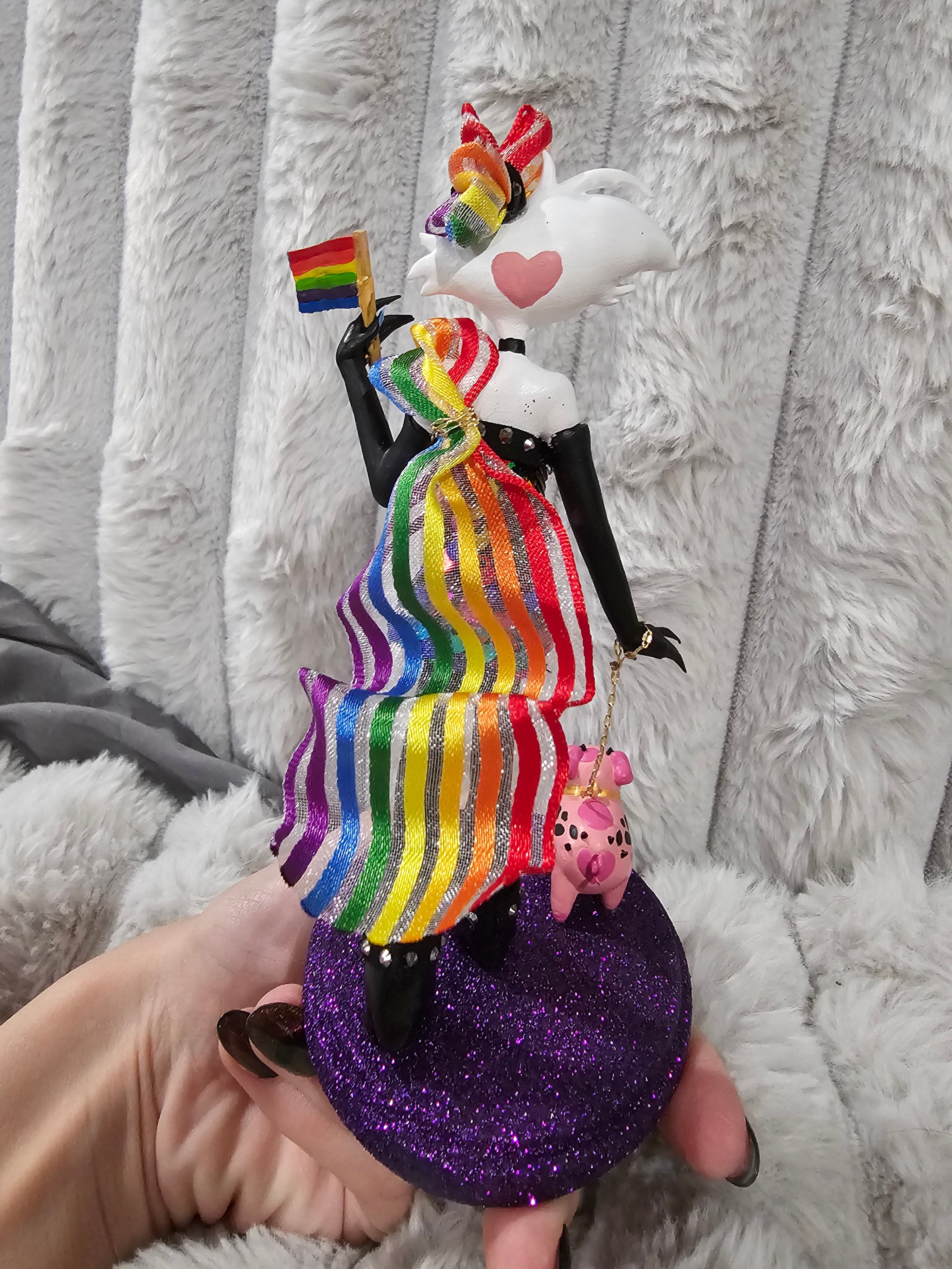 Pride 2026 Angel Dust figurine!