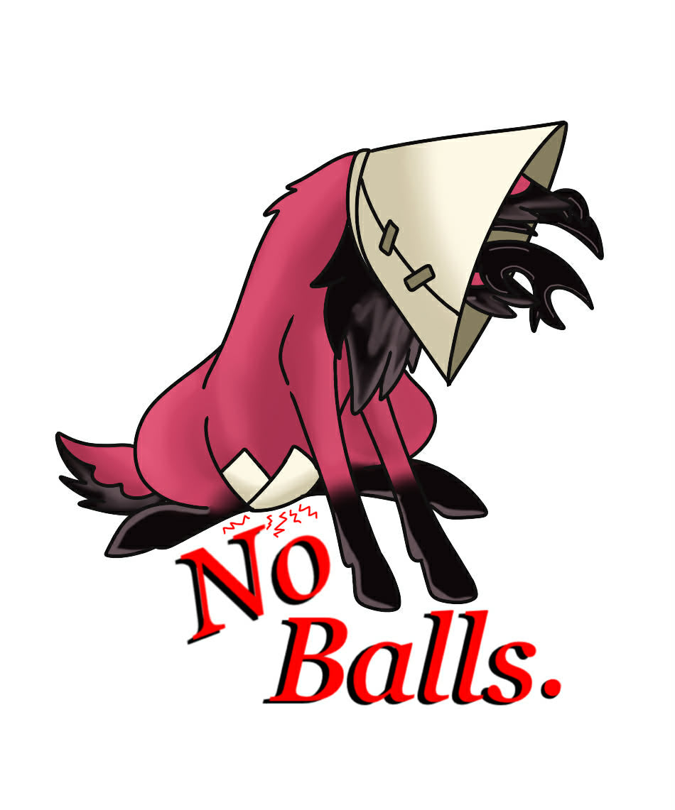 Alastor deer earrings, no ball version.